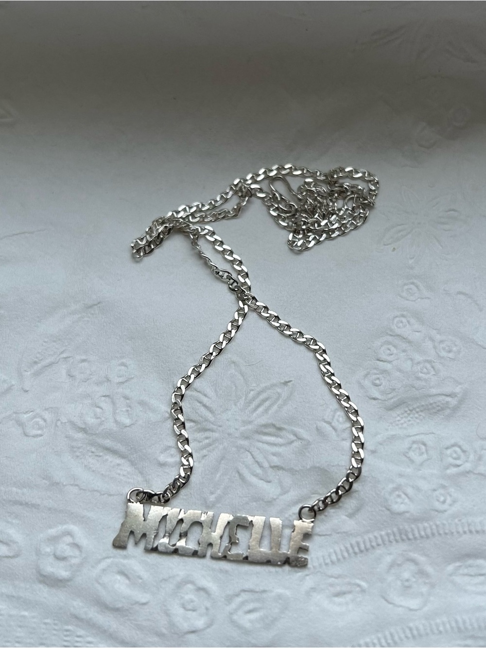 Custom Michelle Silver Name Necklace - Women's Personalized Jewelry